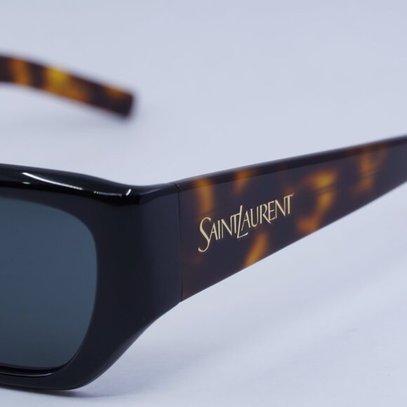 🕶️ New Saint Laurent SL740 004 Sunglasses - Black/Havana Frame - Picture 4 of 11